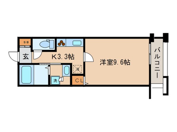 パインフィ－ルド洛東の物件間取画像